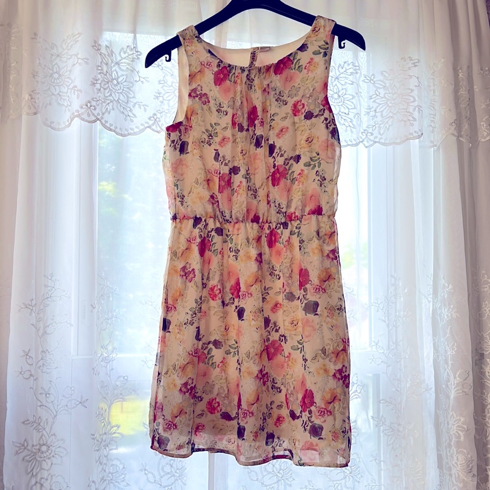Eyeshadow Floral Mini-Dress M
